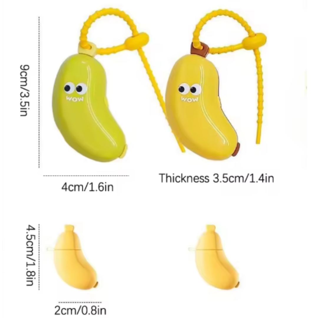 Portable Banana Toothbrush Head